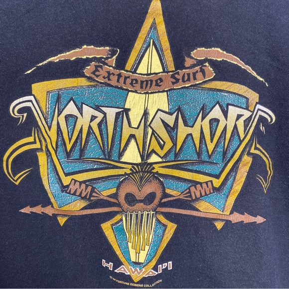 Proclub Vintage XL Hawaii Northshore Shortsleeve Shirt Beach Tiki Surf - Picture 5 of 5